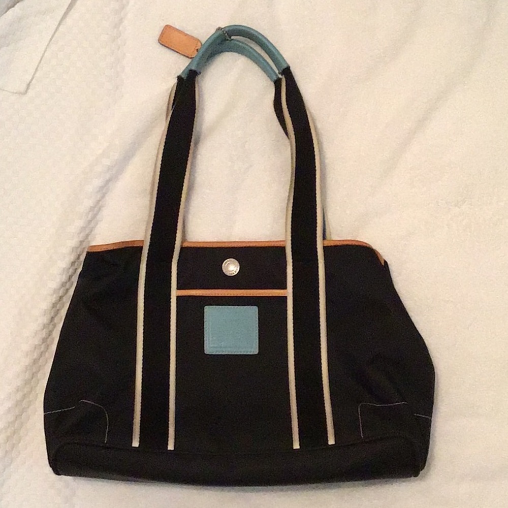 COACH BLACK TOTE